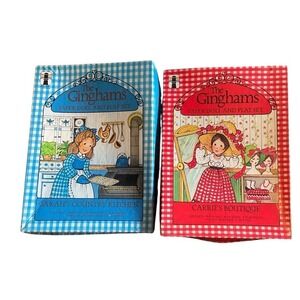 The Ginghams Paper Doll and Play Set Lot Of 2 Vintage 1980's Whitman